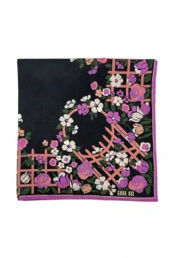 Blooming Flower Border Handkerchief ACCESSORIES