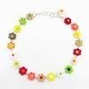 Anna Sui Daisy Chain Choker Necklace Red Resort '22