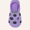 Anna Sui Spring '22 Cat Pattern Socks Lilac