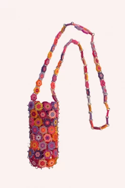Anna Sui Daisy Chains Bottle Holder Raspberry Multi