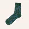 Anna Sui Tropical Havana Socks Olive Spring '22