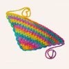 Anna Sui Ombre Hand Crotchet Headscarf By Konry K Rainbow Spring '22