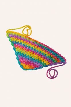 Anna Sui Ombre Hand Crotchet Headscarf By Konry K Rainbow Spring'22