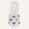 Anna Sui Spring '22 Cat Pattern Socks White