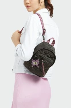 Anna Sui X Kipling Butterfly Quilted Backpack