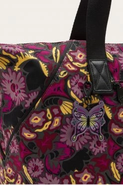 Fall / Winter '21 Anna Sui X Kipling Harvest Flower Tote Bag