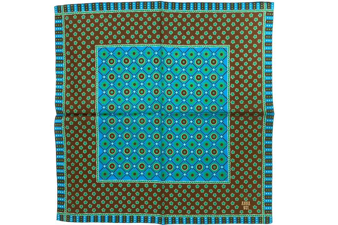 Blooming ACCESSORIES Floral Lattice Handkerchief 7 Blooming ACCESSORIES Floral Lattice Handkerchief