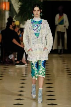 Anna Sui Spring '22 Shangri-La Knit Hoodie