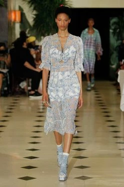 Anna Sui Ring Around The Rosie Puff Sleeve Tulle Dress 9 Anna Sui Ring Around The Rosie Puff Sleeve Tulle Dress