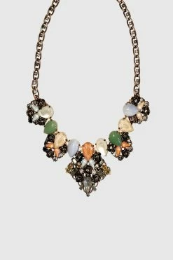Erickson Beamon SS18 Lucy In The Sky "Look 46" Necklace - Rose Gold / Multi