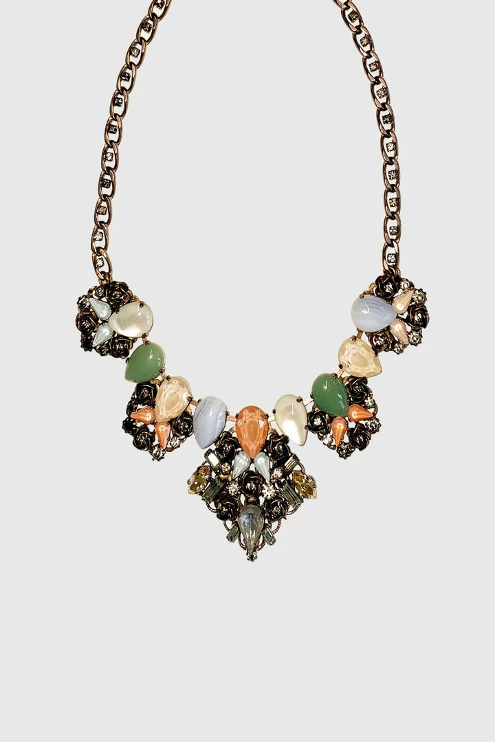 Erickson Beamon SS18 Lucy In The Sky "Look 46" Necklace - Rose Gold / Multi 3 Erickson Beamon SS18 Lucy In The Sky "Look 46" Necklace - Rose Gold / Multi