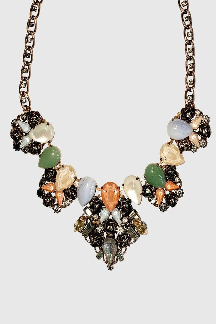 Erickson Beamon SS18 Lucy In The Sky "Look 46" Necklace - Rose Gold / Multi 4 Erickson Beamon SS18 Lucy In The Sky "Look 46" Necklace - Rose Gold / Multi