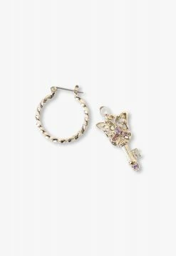 Vendome Butterfly Key Earing Gold