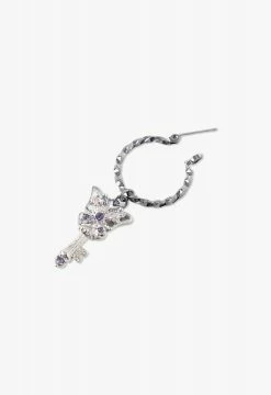 Vendome Butterfly Key Earing Silver