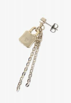 Vendome Rose Lock Chain Earing Gold ACCESSORIES