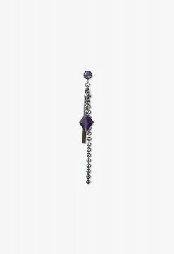 Vendome Rose Lock Chain Earing Silver