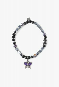 Vendome Butterfly Stone Bracelet Purple