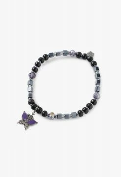 Vendome Butterfly Stone Bracelet Purple