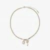 Vendome ACCESSORIES Butterfly Key Necklace Gold