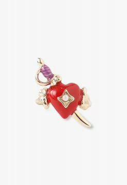 Vendome Pirate Heart Ring Red