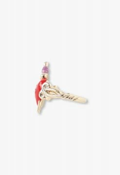 Vendome Pirate Heart Ring Red
