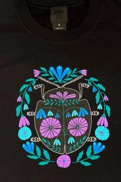 Anna Sui Trimmed Beetle Sweatshirt Cornflower Resort '22