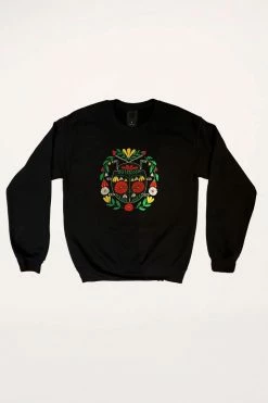 Anna Sui Resort '22 Beetle Sweatshirt Red