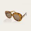 Anna Sui Fellow Earthlings Sunglasses Amber Fall / Winter '21