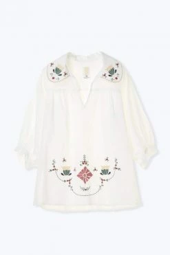 Anna Sui Poppies Embroidered Tunic CLOTHING
