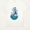 Anna Sui Fall / Winter '21 Peacock Short Sleeve T-shirt 1 Anna Sui Fall / Winter '21 Peacock Short Sleeve T-shirt