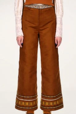 Anna Sui Faux Suede Pants Fall / Winter '21