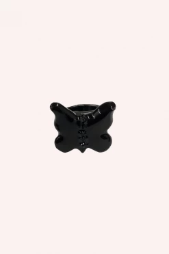 Baillie Celene Doris Butterfly Ring Black Summer '22