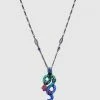 Vendome Snake Necklace Black