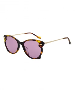 Anna Sui Butterfly Wing Sunglasses Brown Havana