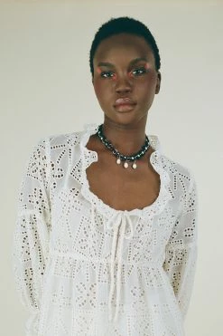 Anna Sui Daisy Chain Choker Necklace Black Resort '22