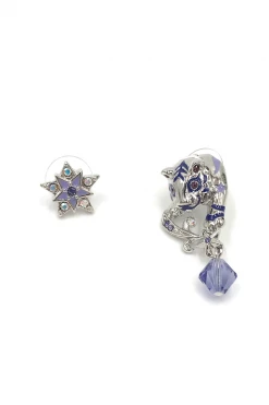 Vendome ACCESSORIES Tiger Earrings Silver