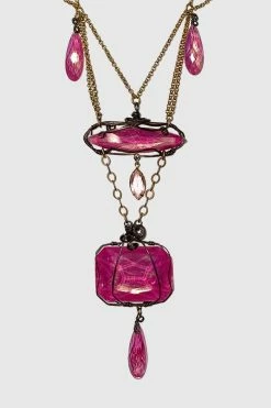 ACCESSORIES Anna Sui X Erickson Beamon Teardrop Crystal Necklace