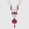 ACCESSORIES Anna Sui X Erickson Beamon Teardrop Crystal Necklace