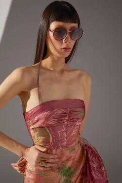 Anna Sui Spring '22 Tropical Paradise Sarong Dress 9 Anna Sui Spring '22 Tropical Paradise Sarong Dress