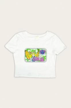 Anna Sui T-shirts Fairy Baby Tee Teal