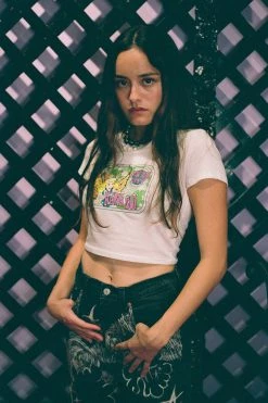 Anna Sui T-shirts Fairy Baby Tee Teal