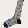 Anna Sui Penny Lane Knee-high Sock Black Fall / Winter '21