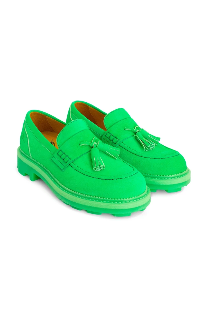 Anna Sui X John Fluevog Loafers <br> Glo Green Spring '22 3 Anna Sui X John Fluevog Loafers Glo Green Spring '22