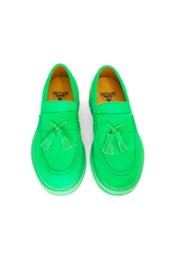 Anna Sui X John Fluevog Loafers Glo Green Spring '22