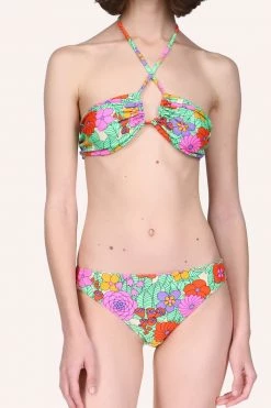 Anna Sui Spring '22 Beckoning Blossoms String Bikini Set