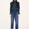 Resort '22 Anna Sui X Batsheva Grace Top Cornflower