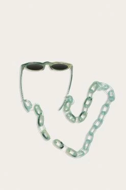 Anna Sui Recycled Acetate Sunglass Chain In Jade