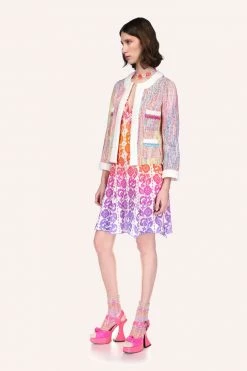 Anna Sui Kaleidoscope Terry Tweed Jacket Spring '22