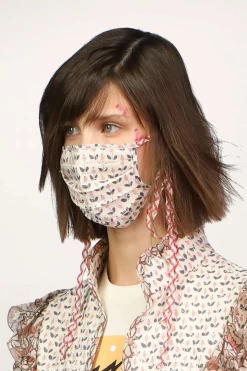 Anna Sui Blooming Buds Butterfly Quilted Mask ACCESSORIES