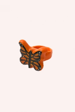 Baillie Celene Summer '22 Monarch Hand- Painted Butterfly Ring